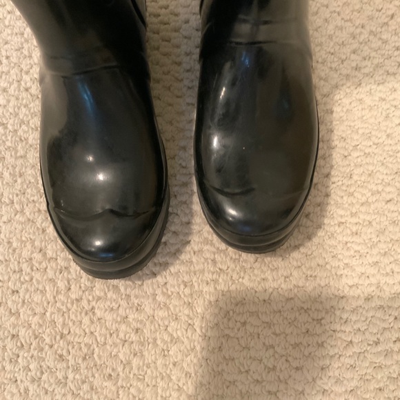 Hunter Women’s Original Tall Gloss Rain Boots Size 8 - Picture 4 of 7